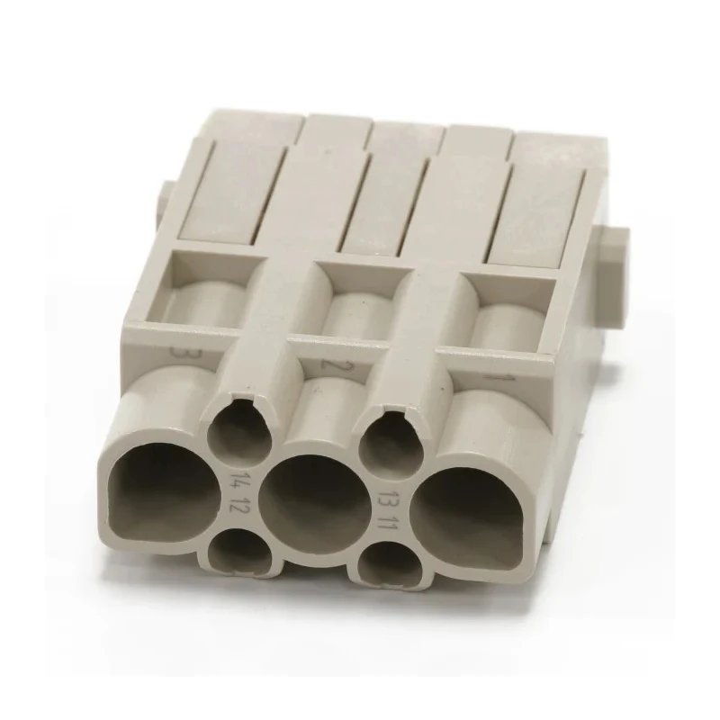 RS PRO Heavy Duty Power Connector Insert Male, 7 Contacts, 10A/40A, RS-HMK Series, 830V 208-4594