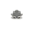 RS PRO Heavy Duty Power Connector Housing Die Cast Aluminium IP65 Cable-to-Cable Hood 2 Lever RS-H10B 208-4753