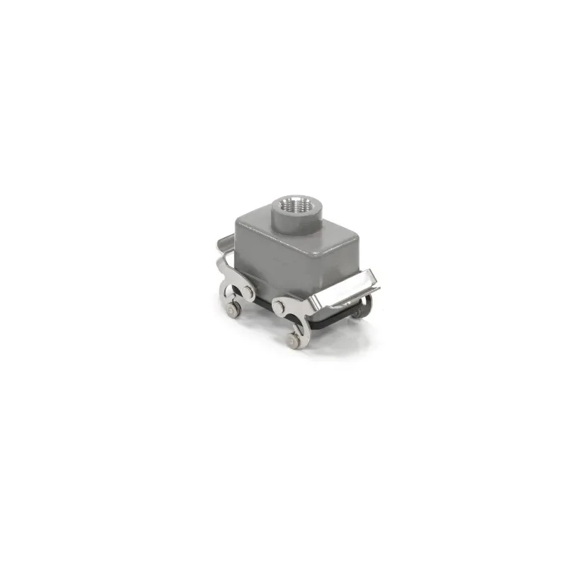 RS PRO Heavy Duty Power Connector Housing Die Cast Aluminium IP65 Cable-to-Cable Hood 2 Lever RS-H10B 208-4753