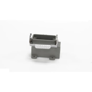 RS PRO Heavy Duty Power Connector Housing Surface Mount Die Cast Aluminium IP65 1 Lever H10A 208-4728