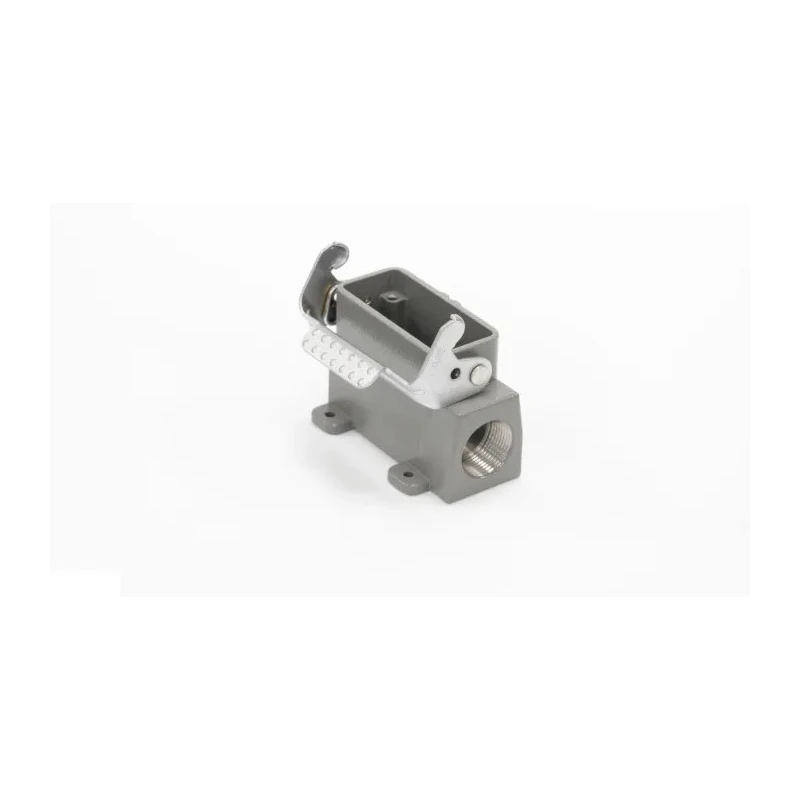 RS PRO Heavy Duty Power Connector Housing Surface Mount Die Cast Aluminium IP65 1 Lever H10A 208-4728
