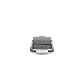 RS PRO Heavy Duty Power Connector Housing Bulkhead, Die Cast Aluminium, IP65, 1 Lever Locking RS-H10B 208-4736