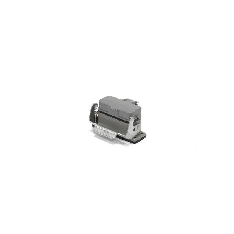 RS PRO Heavy Duty Power Connector Housing Bulkhead, Die Cast Aluminium, IP65, 1 Lever Locking RS-H10B 208-4736