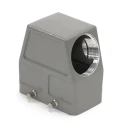 RS PRO Heavy Duty Power Connector Housing H10B Range Side Mount PG29 Thread IP65 4 Levers 208-4785