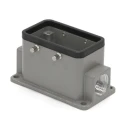 RS PRO H10B Range Heavy Duty Power Connector Housing 4, Surface Mount, Die Cast Aluminium, IP65, PG16 Thread 208-4818