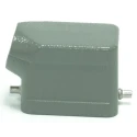 RS PRO Heavy Duty Power Connector Housing RS-H6B Side Mount Die Cast Aluminium IP65 2 Levers M25 Thread RS-H6B 208-4278