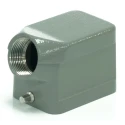 RS PRO Heavy Duty Power Connector Housing RS-H6B Side Mount Die Cast Aluminium IP65 2 Levers M25 Thread RS-H6B 208-4278