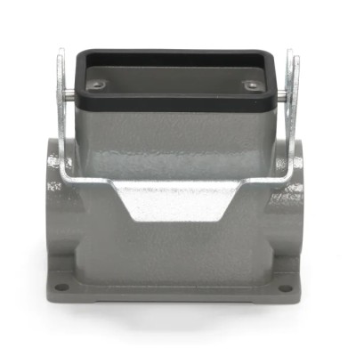 RS PRO H10B Range Heavy Duty Power Connector Housing Die Cast Aluminium Surface Mount IP65 1 Lever 208-4835