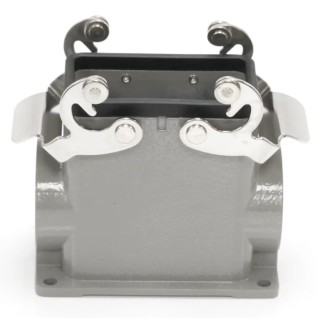 RS PRO Heavy Duty Power Connector Housing Surface Mount Die Cast Aluminium IP65 2 Lever RS-H10B 208-4843