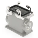 RS PRO Heavy Duty Power Connector Housing Surface Mount Die Cast Aluminium IP65 2 Lever RS-H10B 208-4843