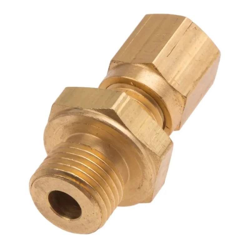 RS PRO Brass Compression Fitting for Use with Thermocouple or PRT Probe BSPP Thread RoHS Compliant 839-9490