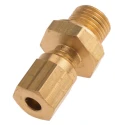 RS PRO Brass Compression Fitting for Use with Thermocouple or PRT Probe BSPP Thread RoHS Compliant 839-9490