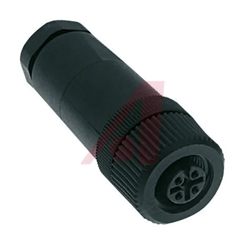 Turck Industrial Circular Connector 4 Contacts Cable Mount M12 Plug Female IP67 B 8141-0/PG 9