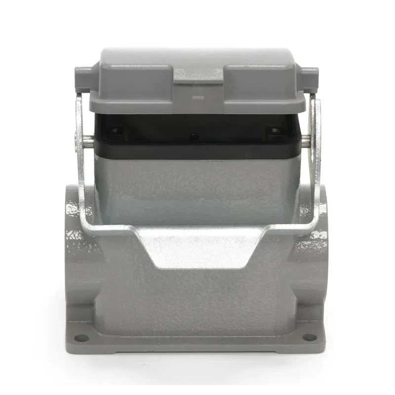 RS PRO Heavy Duty Power Connector Housing H10B Range IP65 Die Cast Aluminium Surface Mount 1 Lever 208-4827