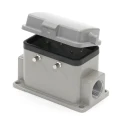 RS PRO Heavy Duty Power Connector Housing Surface Mount Die Cast Aluminium IP65 H10B Series Model 208-4809
