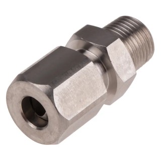 RS PRO Stainless Steel Compression Fitting for Thermocouple or PRT Probe, RoHS Compliant UK Origin 839-9591