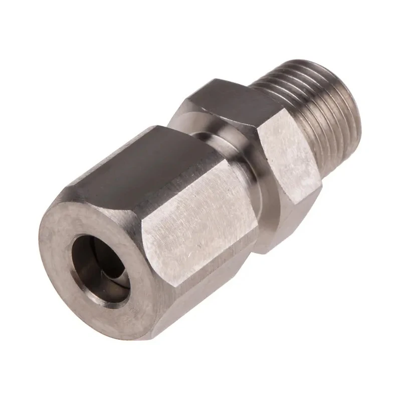 RS PRO Stainless Steel Compression Fitting for Thermocouple or PRT Probe, RoHS Compliant UK Origin 839-9591