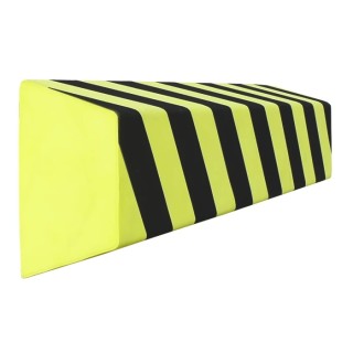 RS PRO Yellow Black EVA Shock Absorber Impact Protector 1 m Length x 150 mm Width x 80 mm Height 840-0607