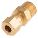 RS PRO Brass Compression Fitting for Use with Thermocouple or PRT Probe, RoHS Compliant Standard 839-9544