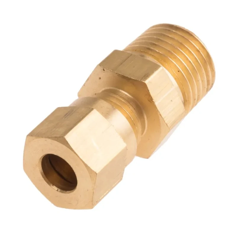 RS PRO Brass Compression Fitting for Use with Thermocouple or PRT Probe, RoHS Compliant Standard 839-9544