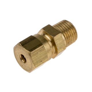 RS PRO Brass Compression Fitting for Use with Thermocouple or PRT Probe, RoHS Compliant, United Kingdom 839-9522