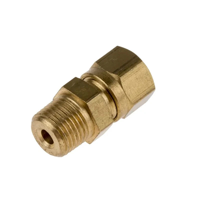 RS PRO Brass Compression Fitting for Use with Thermocouple or PRT Probe, RoHS Compliant, United Kingdom 839-9522