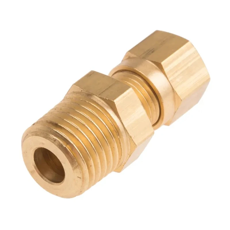 RS PRO Brass Compression Fitting for Use with Thermocouple or PRT Probe, RoHS Compliant Standard 839-9544