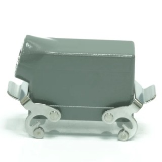 RS PRO Heavy Duty Power Connector Housing Die Cast Aluminium IP65 Top Mount 2 Lever RS-H16B 208-4938