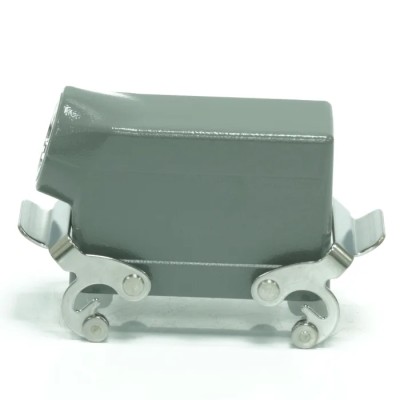RS PRO Heavy Duty Power Connector Housing Die Cast Aluminium IP65 Top Mount 2 Lever RS-H16B 208-4938