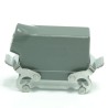 RS PRO Heavy Duty Power Connector Housing Die Cast Aluminium IP65 Top Mount 2 Lever RS-H16B 208-4938