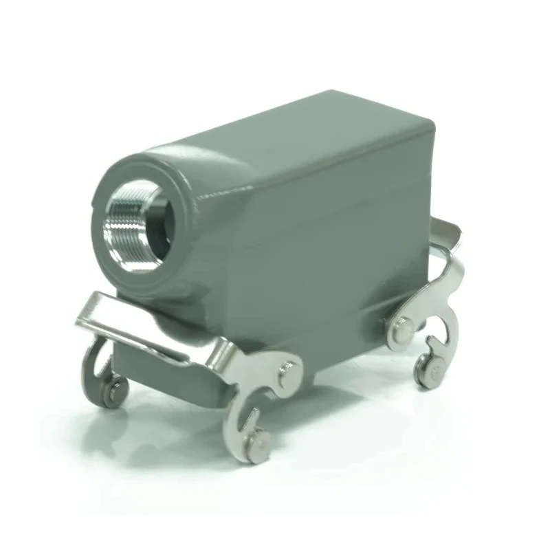 RS PRO Heavy Duty Power Connector Housing Die Cast Aluminium IP65 Top Mount 2 Lever RS-H16B 208-4938