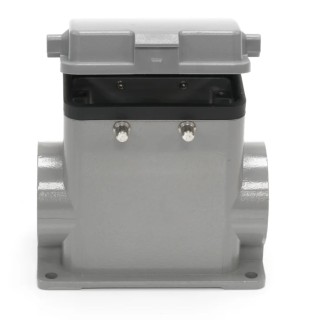 RS PRO Heavy Duty Power Connector Housing Surface Mount Die Cast Aluminium IP65 RS-H10B 208-4851