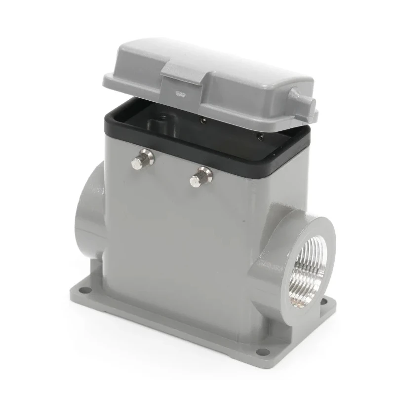 RS PRO Heavy Duty Power Connector Housing Surface Mount Die Cast Aluminium IP65 RS-H10B 208-4851