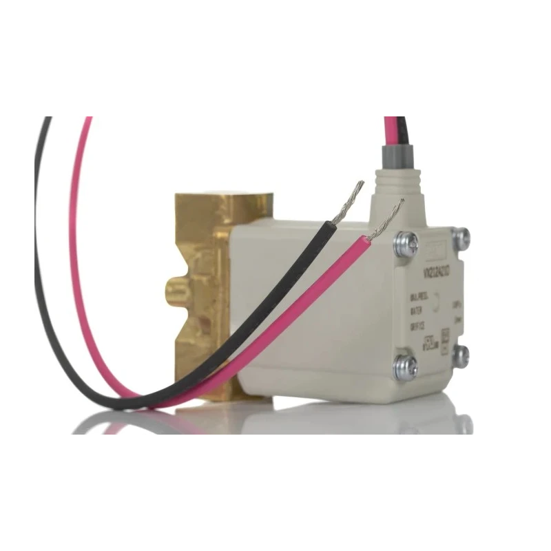 SMC Solenoid Valve 2 Port Normally Closed 12V DC Brass Body 10 Bar Maximum Pressure VX212AZ1D