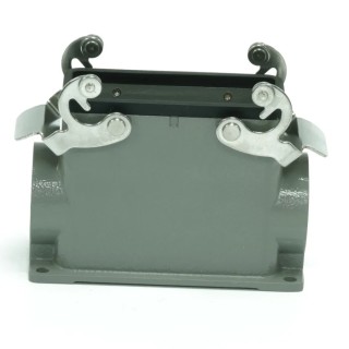 RS PRO Heavy Duty Power Connector Housing Surface Mount Aluminium Die Cast IP65 2 Lever RS-H16B 208-4997