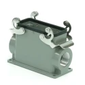 RS PRO Heavy Duty Power Connector Housing Surface Mount Aluminium Die Cast IP65 2 Lever RS-H16B 208-4997