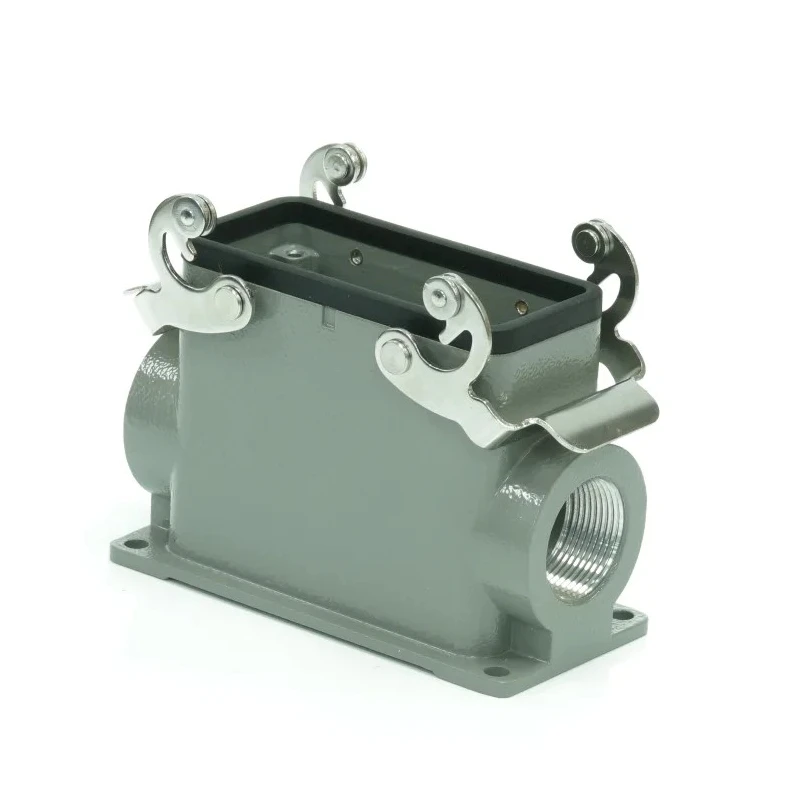 RS PRO Heavy Duty Power Connector Housing Surface Mount Aluminium Die Cast IP65 2 Lever RS-H16B 208-4997