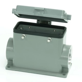 RS PRO Heavy Duty Power Connector Housing Surface Mount Die Cast Aluminium IP65 RS-H16B 208-5005