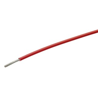 TE Connectivity FlexLite Series Red Hook Up Wire 22 AWG 19 x 0.15 mm Core Strands 100 m Polyolefin Jacket FLT0111-0.35-2