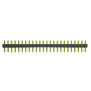 Samtec Pin Header Through Hole Board-to-Board Connector 24 Contacts 2.54 mm Pitch 1 Row Unshrouded TSW-124-05-G-S