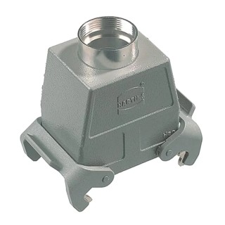 HARTING Heavy Duty Power Connector Hood 32A Die Cast Aluminium IP65 09200320430