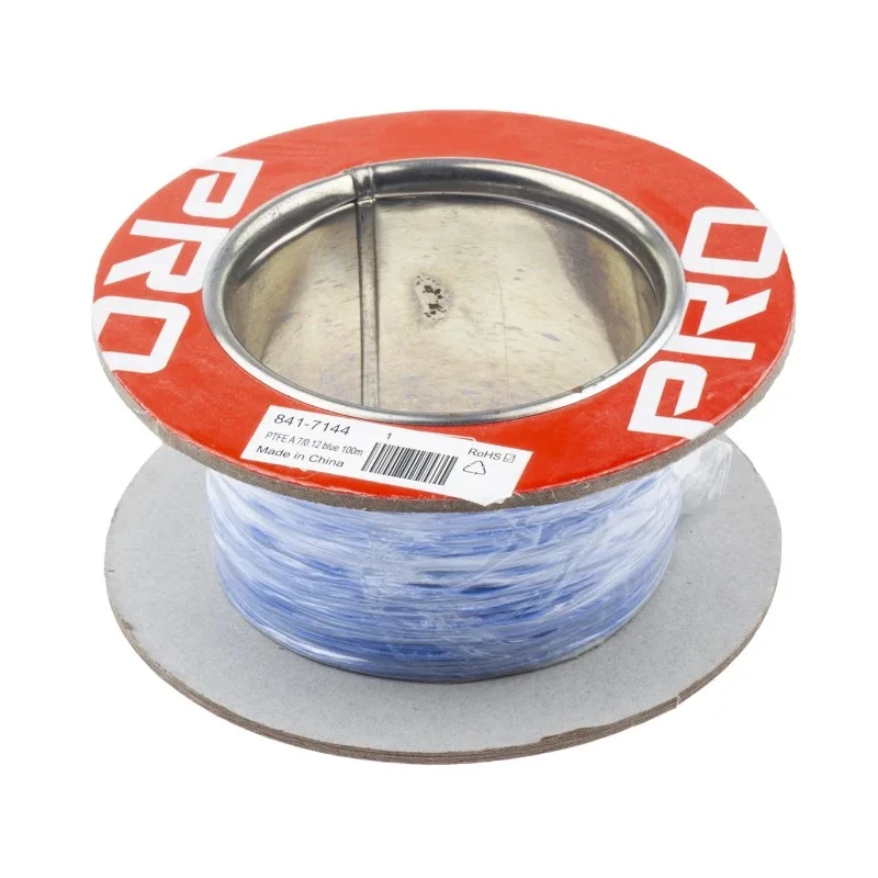 RS PRO Type A Series Blue 0.08 mm² Hook Up Wire, 28 AWG, 7 x 0.12 mm Core Strands, 100 m Length 841-7144
