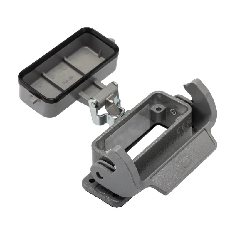 HARTING Han A Range Heavy Duty Power Connector Housing 10A Bulkhead Housing Die Cast Aluminium IP65 09200100321