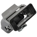 HARTING Han A Range Heavy Duty Power Connector Housing 10A Bulkhead Housing Die Cast Aluminium IP65 09200100321