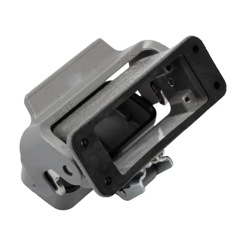 HARTING Han A Range Heavy Duty Power Connector Housing 10A Bulkhead Housing Die Cast Aluminium IP65 09200100321