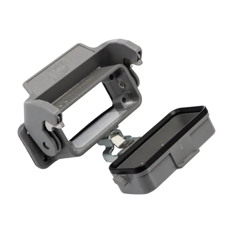 HARTING Han A Range Heavy Duty Power Connector Housing 10A Bulkhead Housing Die Cast Aluminium IP65 09200100321