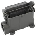 HARTING Heavy Duty Power Connector Hood Surface Mount Die Cast Aluminium IP65 16A 19200160251