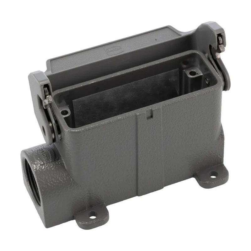HARTING Heavy Duty Power Connector Hood Surface Mount Die Cast Aluminium IP65 16A 19200160251