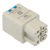 HARTING Heavy Duty Power Connector Insert 4 Contacts 10A 600V Quick Lock Female 92000 Series 09200042733