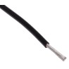 RS PRO Black 0.12 mm² Hook Up Wire 26 AWG 7 x 0.15 mm Silver Plated Copper Conductor 25 m PTFE Jacket 300V 200°C 841-7166